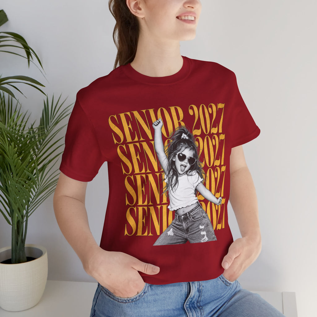 Personalized Senior 2027 Photo Shirt | Graduation Tee