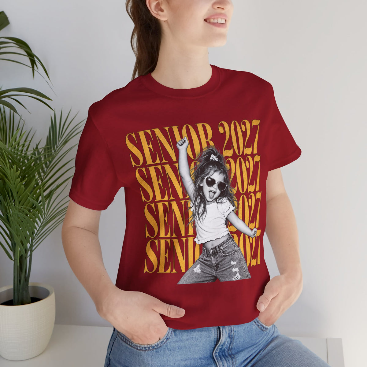 Personalized Senior 2027 Photo Shirt | Graduation Tee