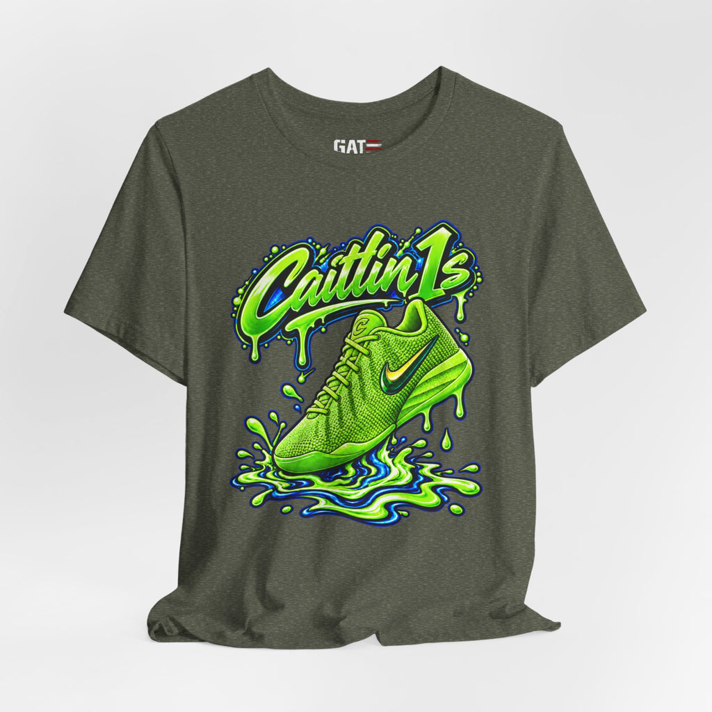 Caitlin Clark Caitlin 1s Electric Green Sneaker Shirt