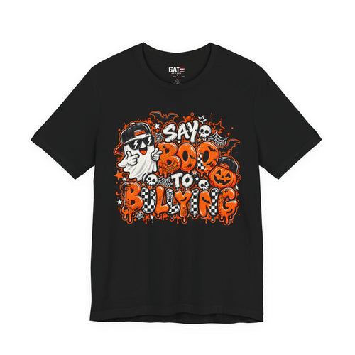Anti-Bullying Teacher Shirt – Say Boo to Bullying Halloween Tee – product photo