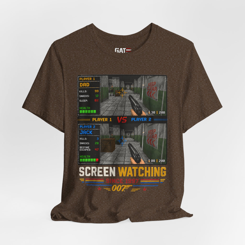 Personalized Gamer Shirt, Custom Gaming T Shirt, Retro Video Game Tee, Gamer Gift with Names, Old School Gaming Shirt, N64, Golden Eye