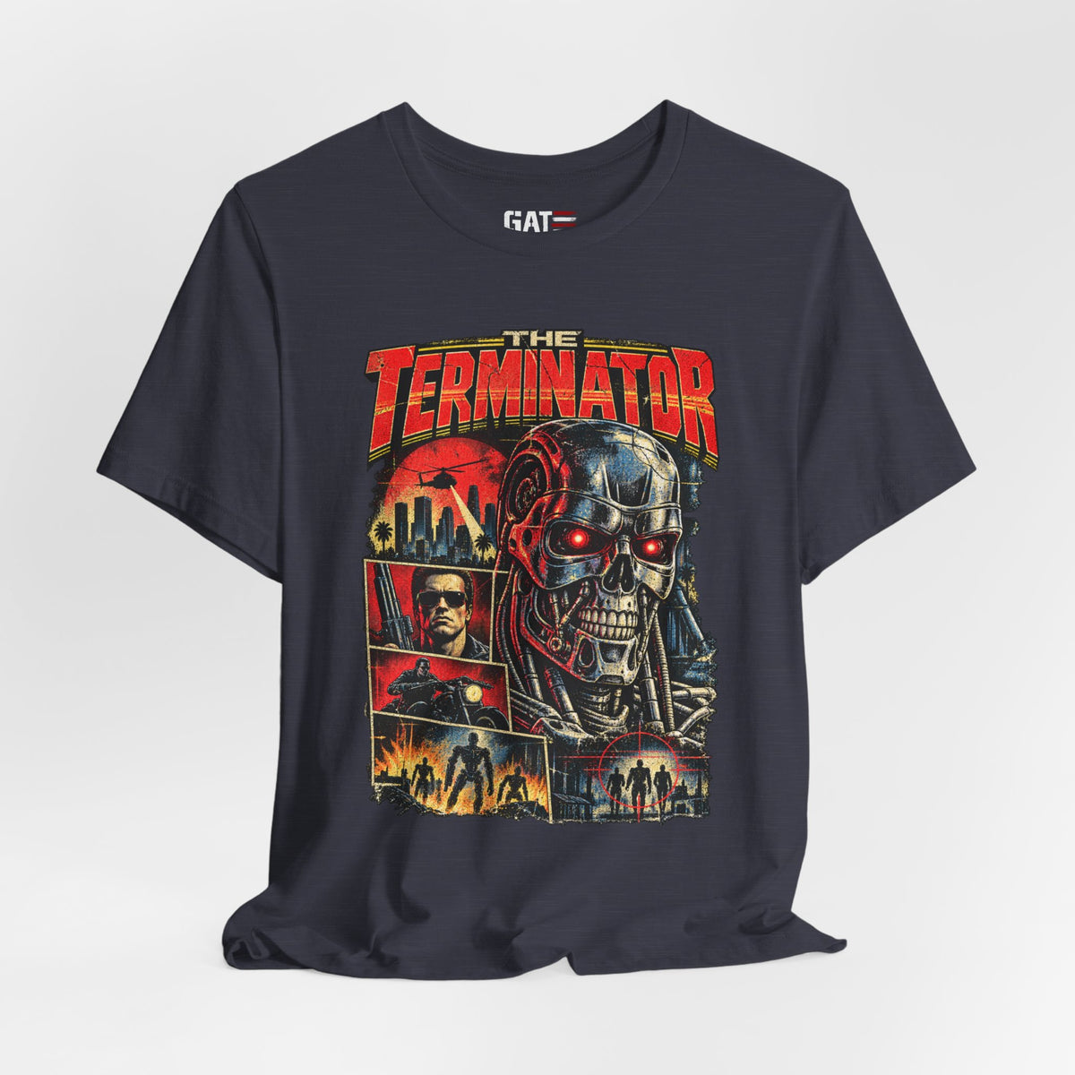 Terminator Shirt | Retro Sci-Fi Robot Movie Graphic Tee