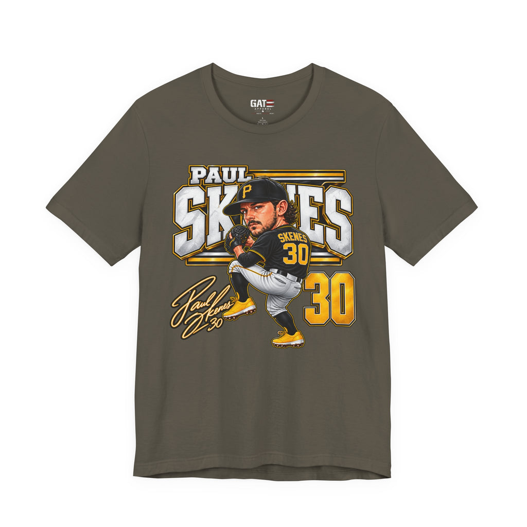 Paul Skenes Pittsburgh Pirates #1 Baseball Tee