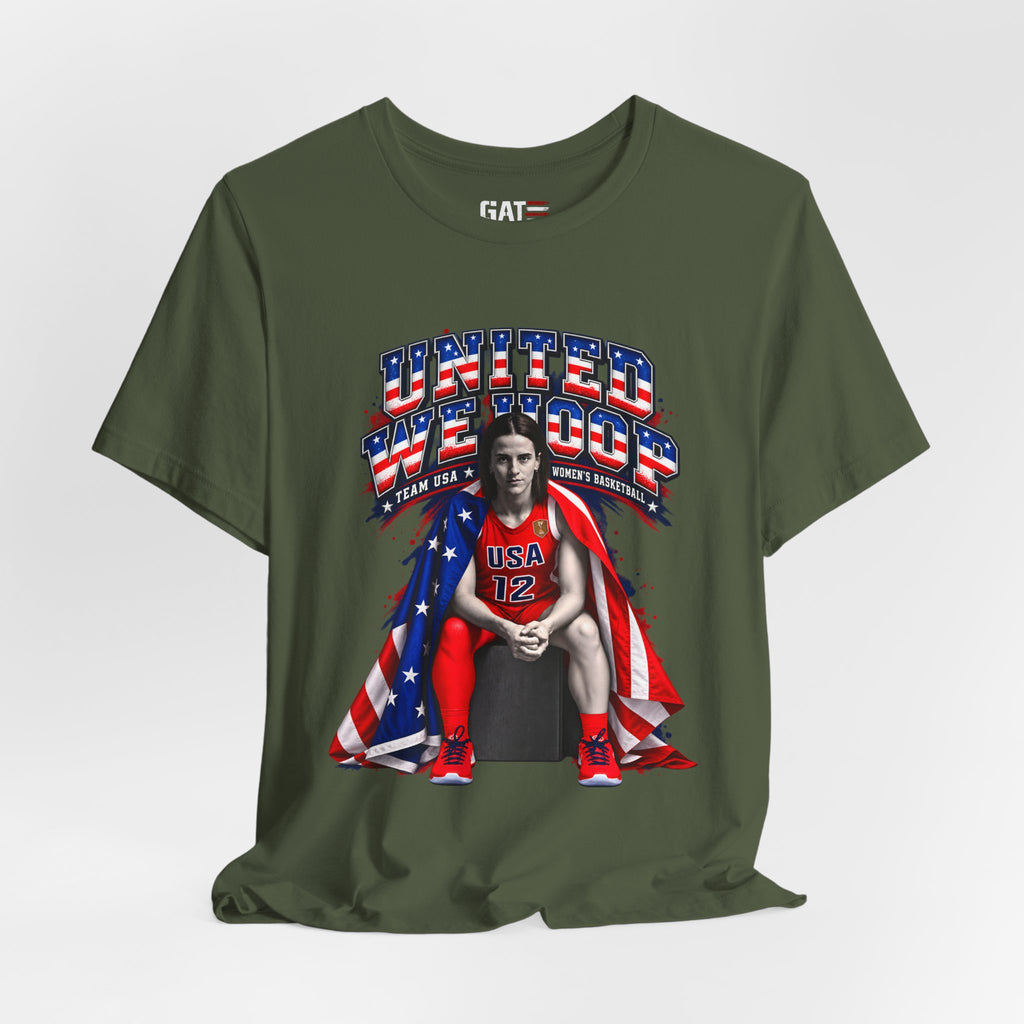 Caitlin Clark Team USA Shirt | WNBA Tee Style 2