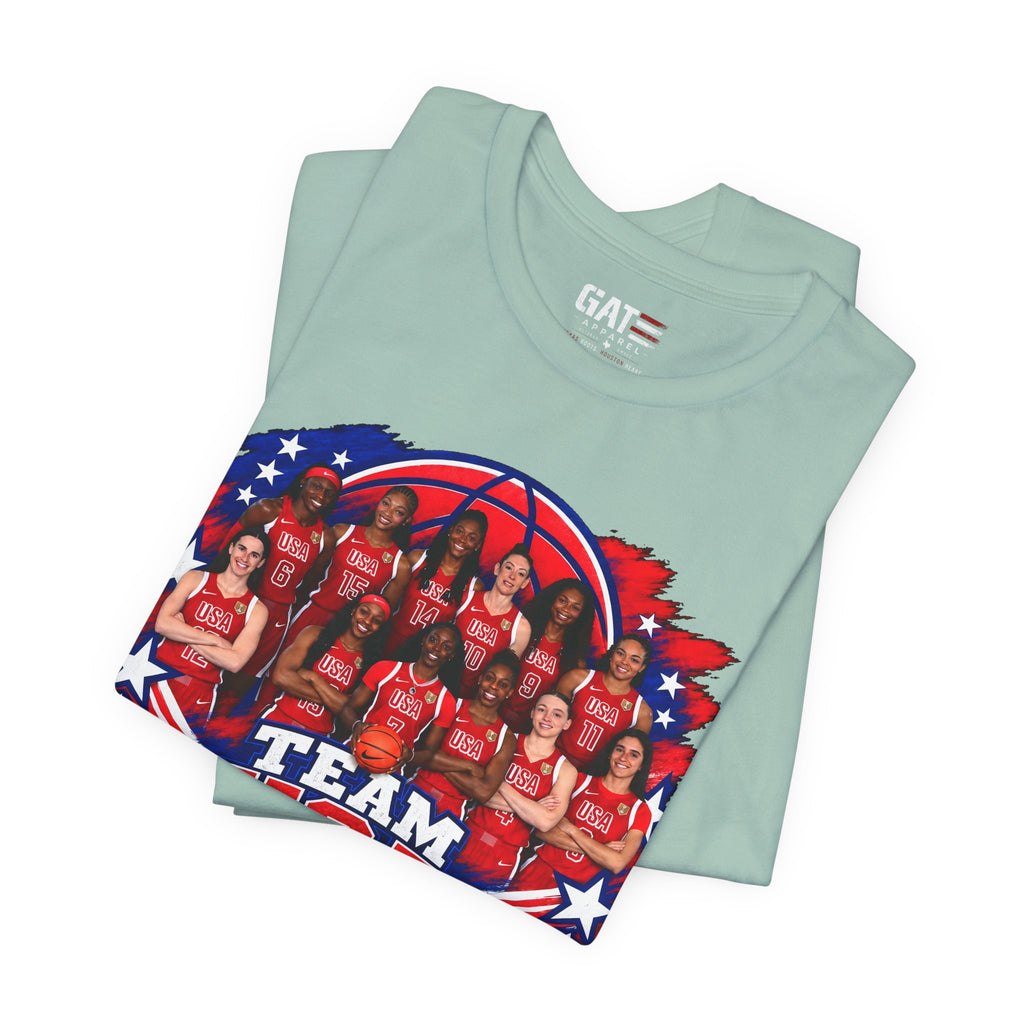 Team USA Women's Basketball Shirt | FIBA Tee 2026 Design 2