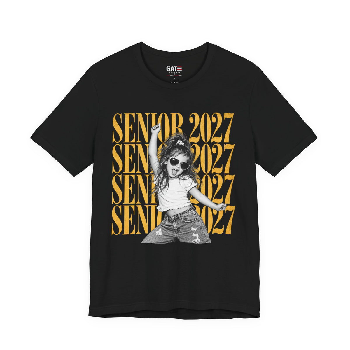Personalized Senior 2027 Photo Shirt | Graduation Tee