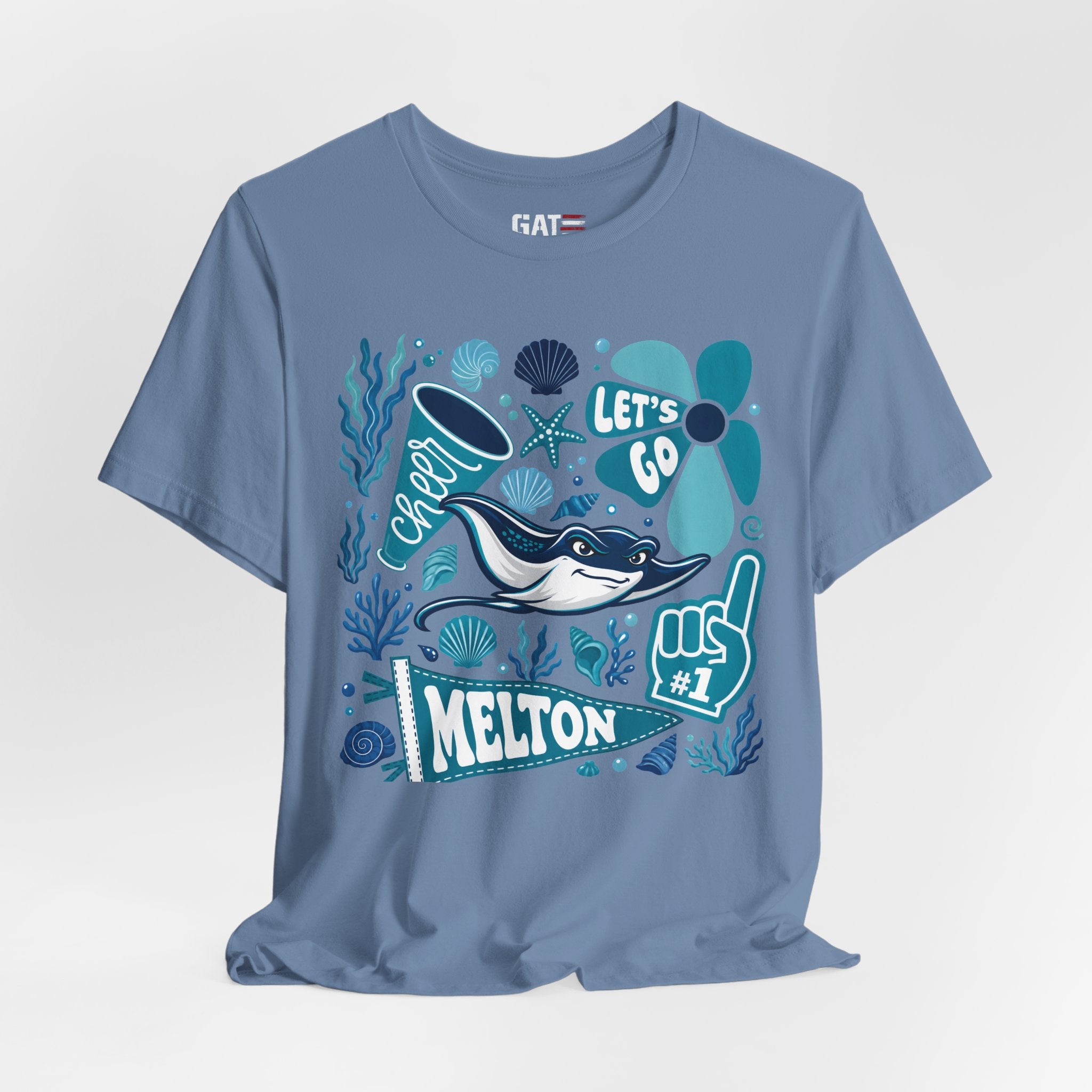 Melton Graphic Tee — 'Let's Go' Ocean Adventure T-Shirt
