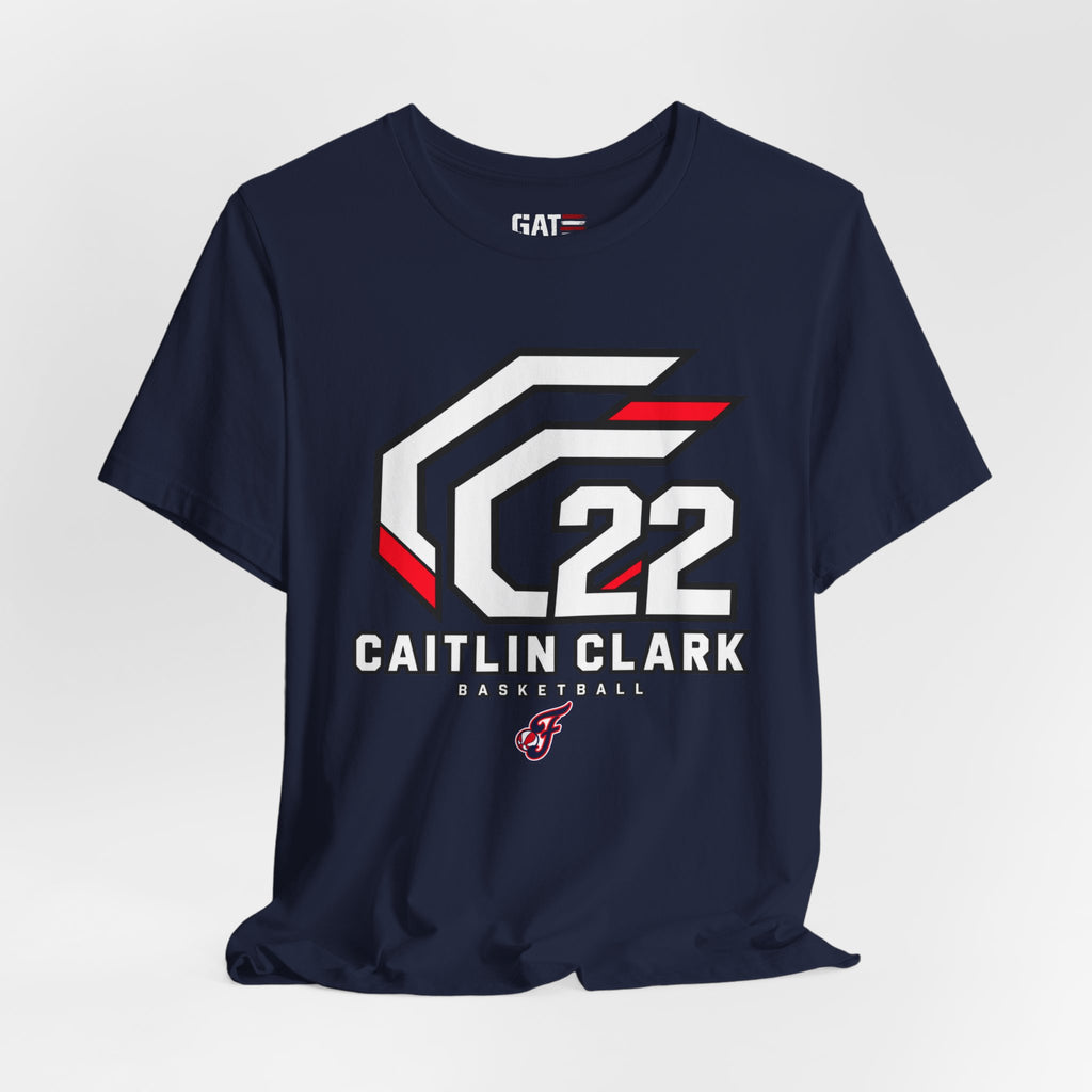 Caitlin Clark CC22 Monogram Shirt | Indiana Fever WNBA Tee