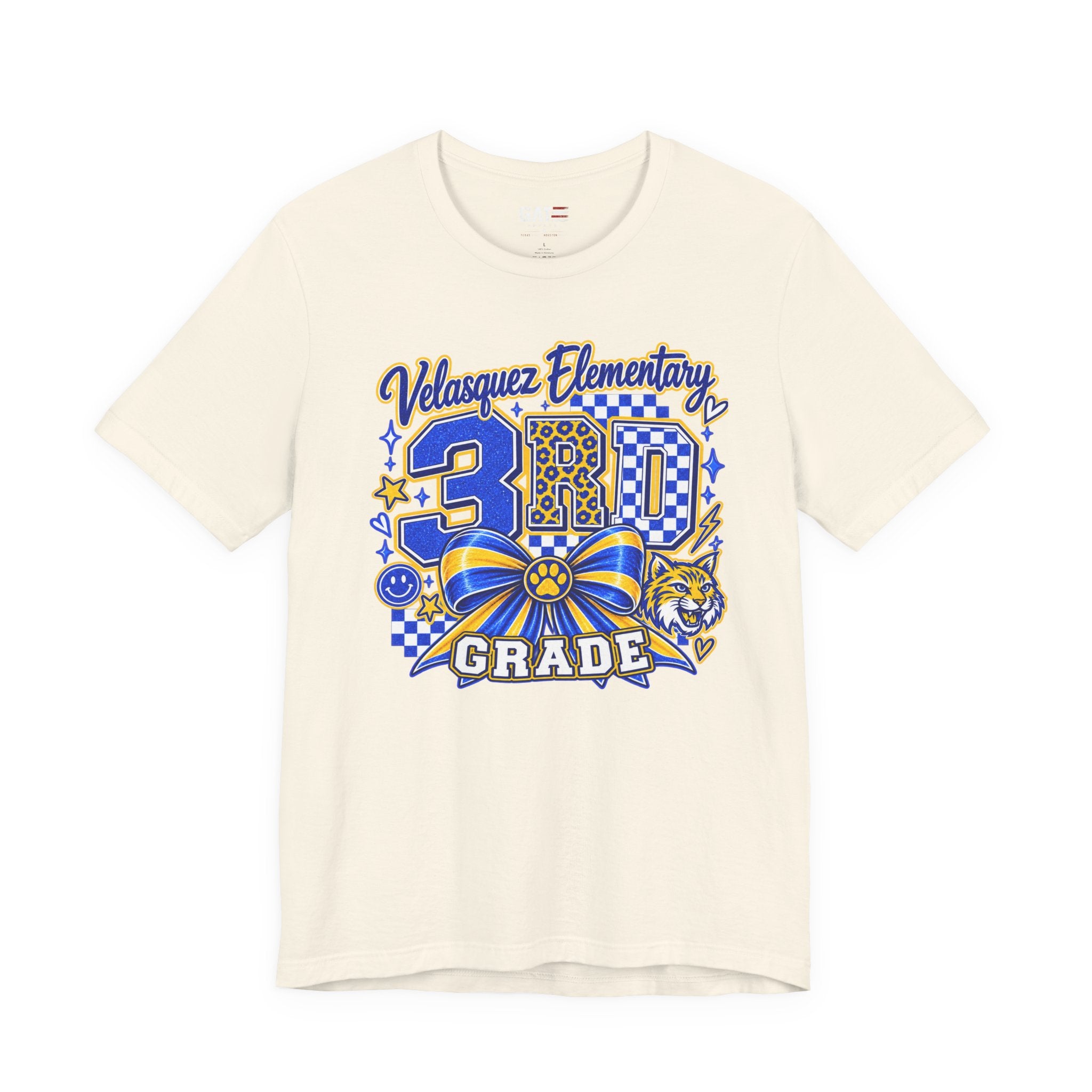 Custom School Shirt Personalized Coquette Bow School Spirit Teacher Student Tee