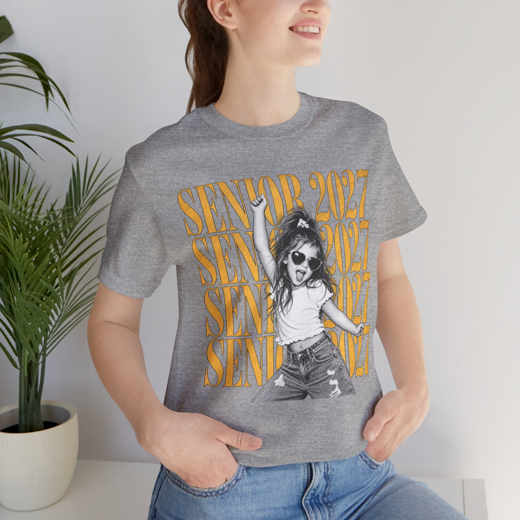 Personalized Senior 2027 Photo Shirt | Graduation Tee