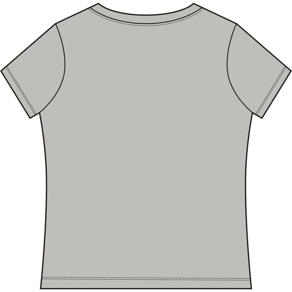 Salty Hair Don't Care V-Neck Tee — Women's Beachy Shell T-Shirt