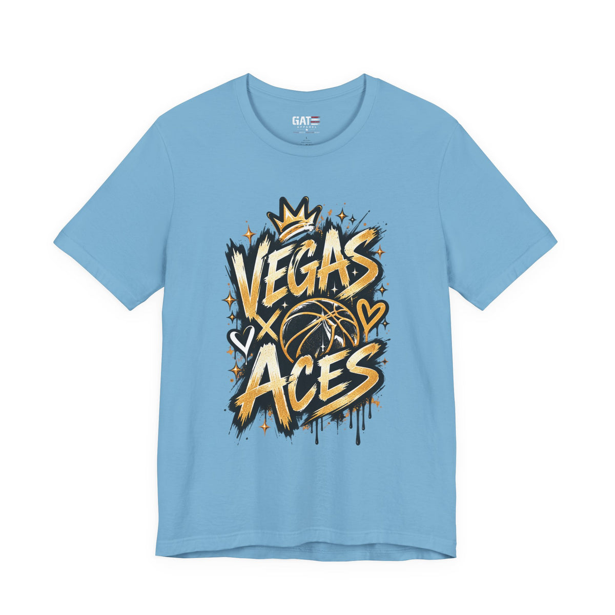 Las Vegas Aces Basketball Shirt – Retro Graffiti WNBA Tee product mockup 5
