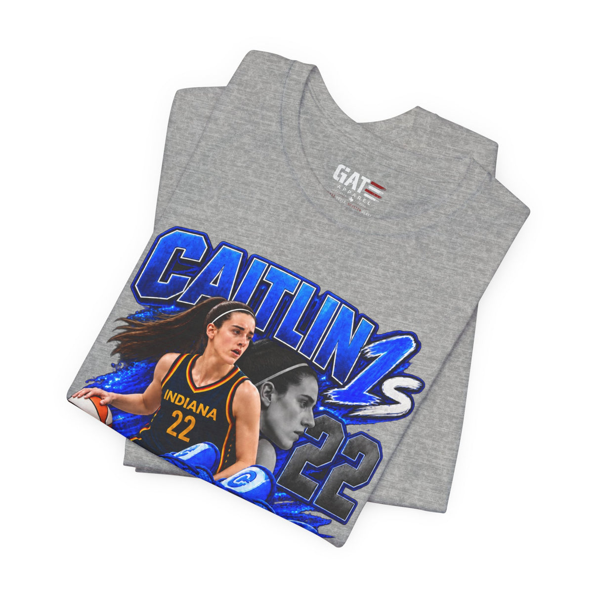 Caitlin Clark Caitlin 1s Racer Blue Classic Sneaker Shirt