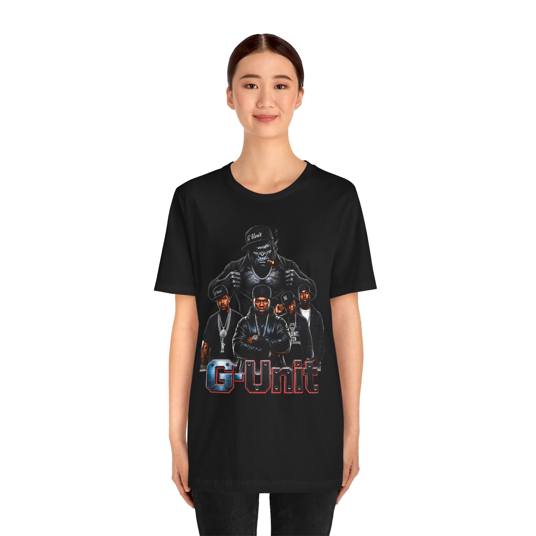 G-Unit Retro Rap Group Tee — Vintage Hip-Hop Graphic T-Shirt