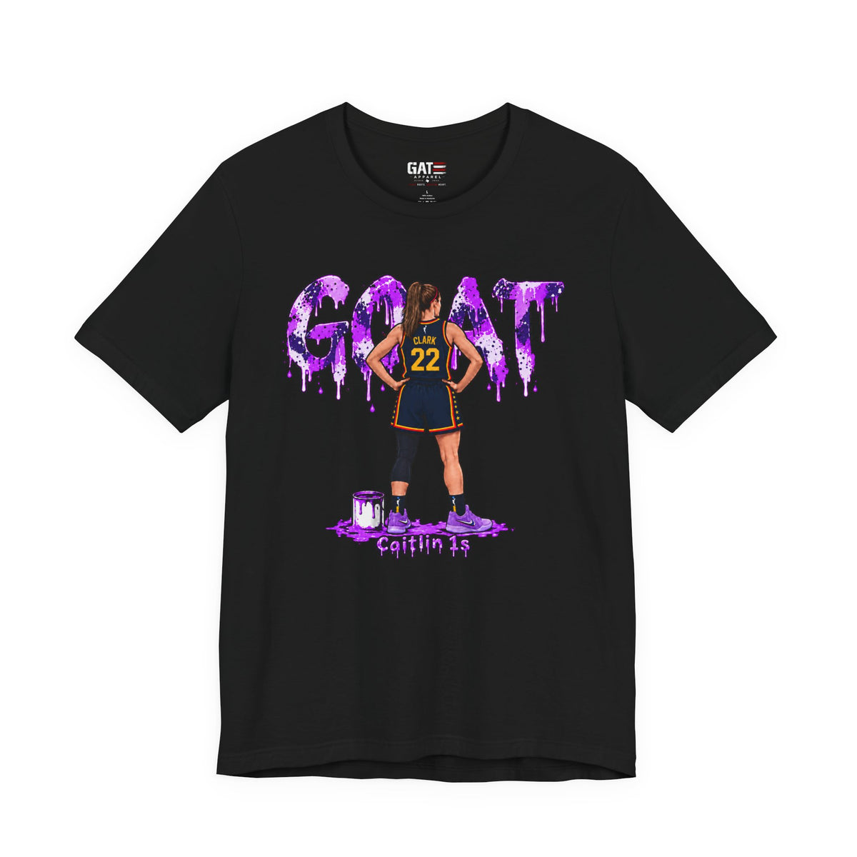Caitlin Clark Caitlin 1s GOAT Purple Fade Sneaker Shirt