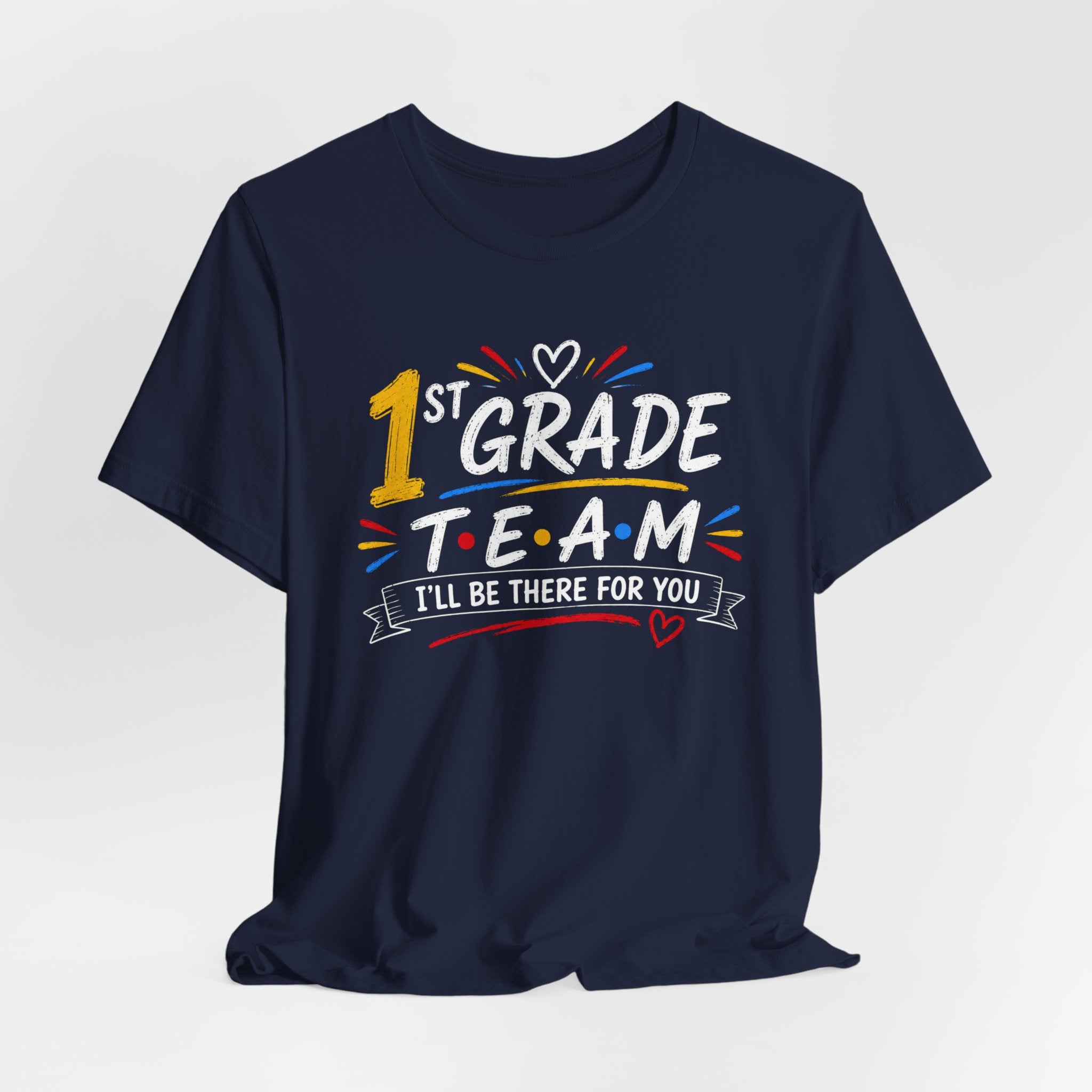 1st Grade Team Tee, Teacher Squad Shirt, Color Dot Inspired Teacher Shirt, Grade Level Team Gift, School Staff Apparel, Friends Theme
