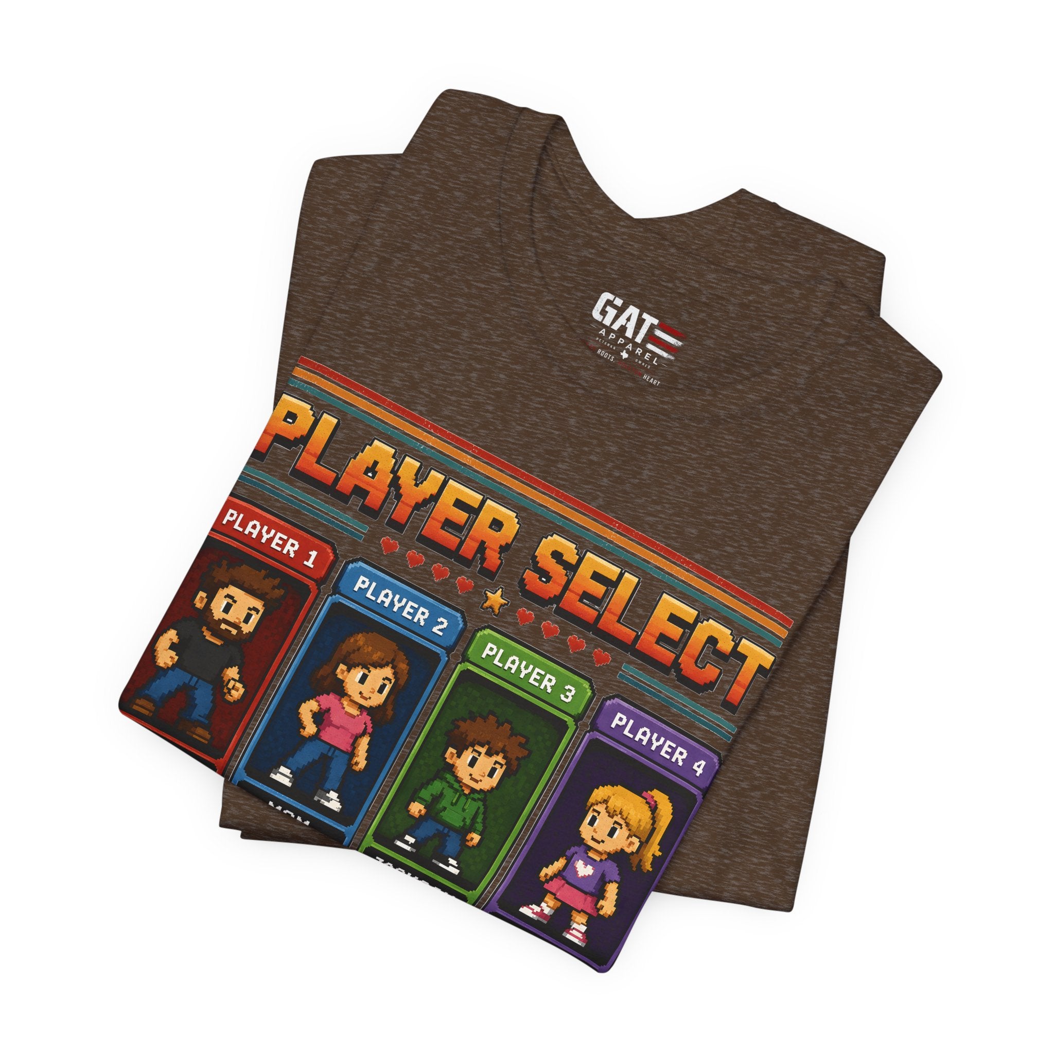 Personalized Gamer Family Shirt, Custom Family Gaming Shirt, Retro Video Game Family Tee, Gamer Dad Mom Kids Gift Shirt