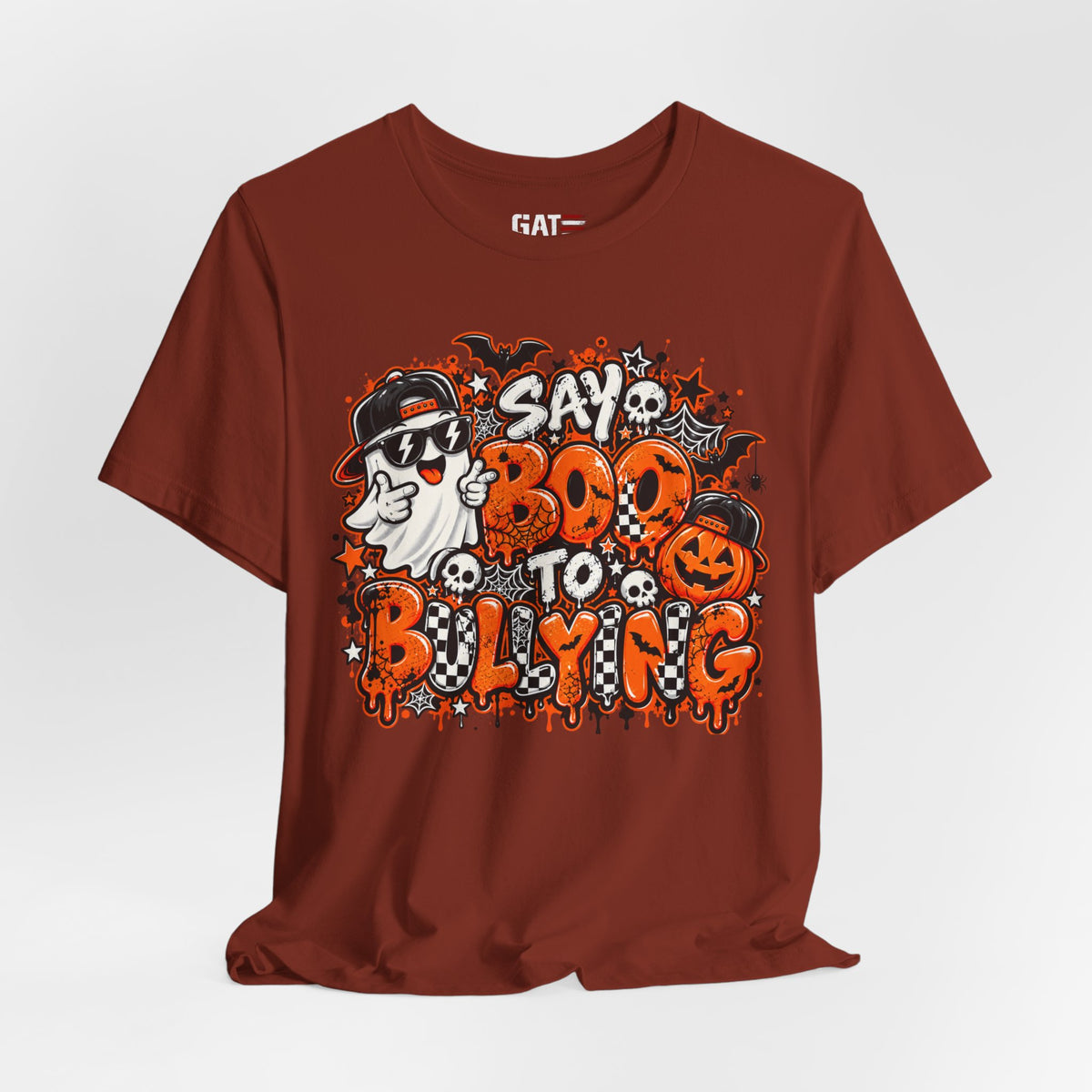 Anti-Bullying Teacher Shirt – Say Boo to Bullying Halloween Tee – product photo