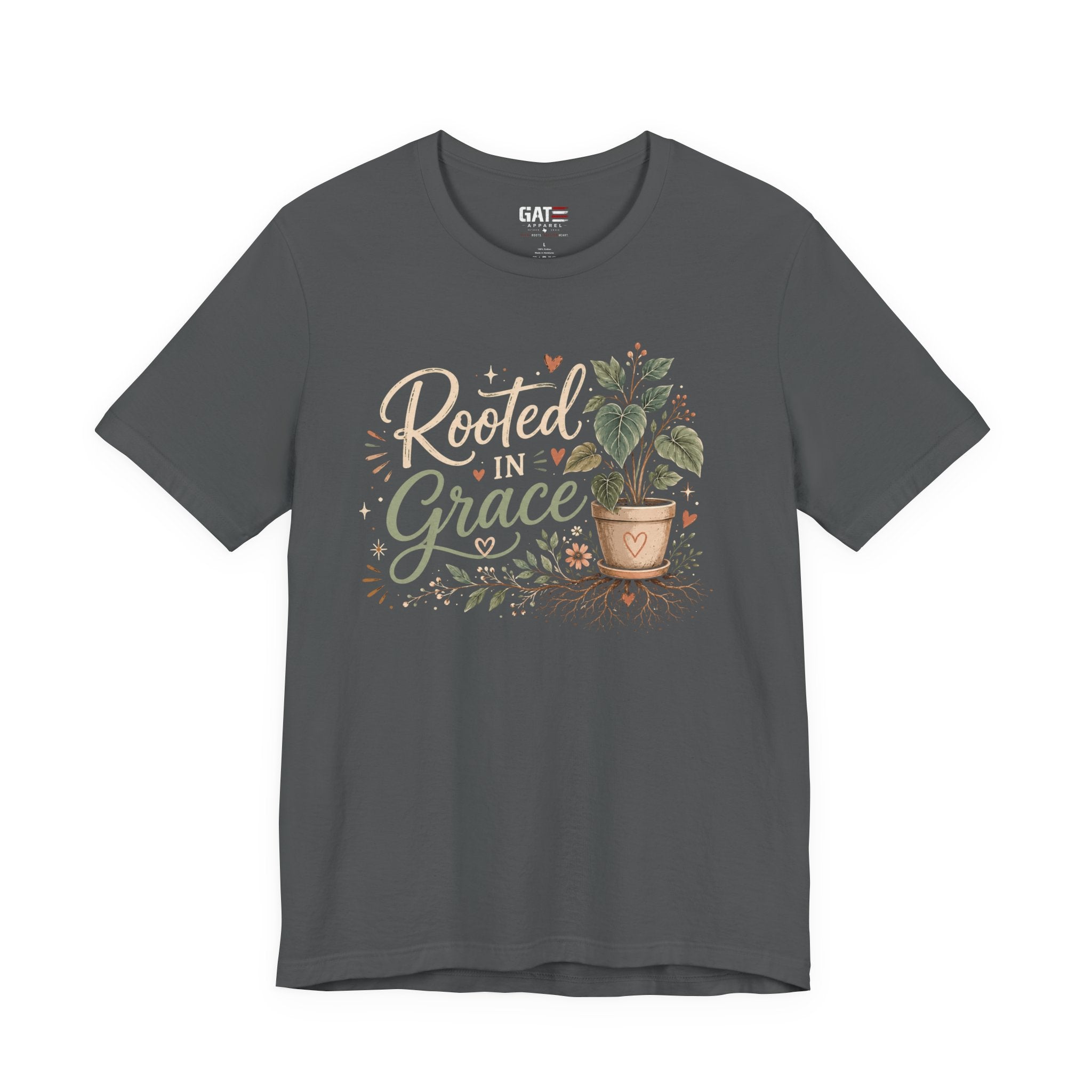 Christian Plant Lover Shirt for Women, Faith Based Gardening Tee, Houseplant Graphic Shirt, Botanical Christian Gift, Plant Mom Apparel