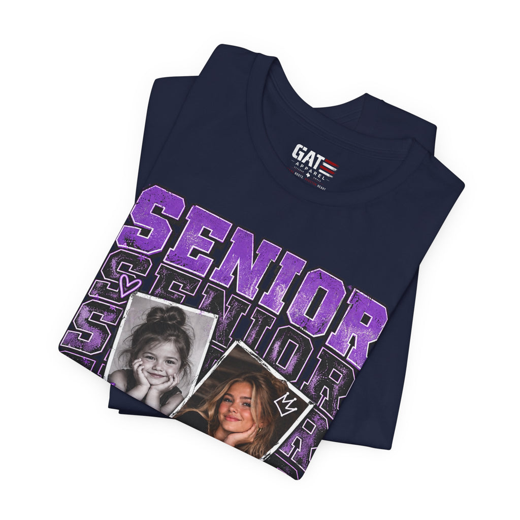 Senior 2027 Then & Now Yearbook Photo Shirt