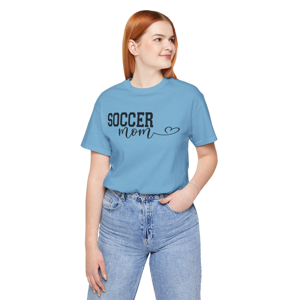 Soccer Mom Tee — Personalized Back Number & Name Soccer Shirt