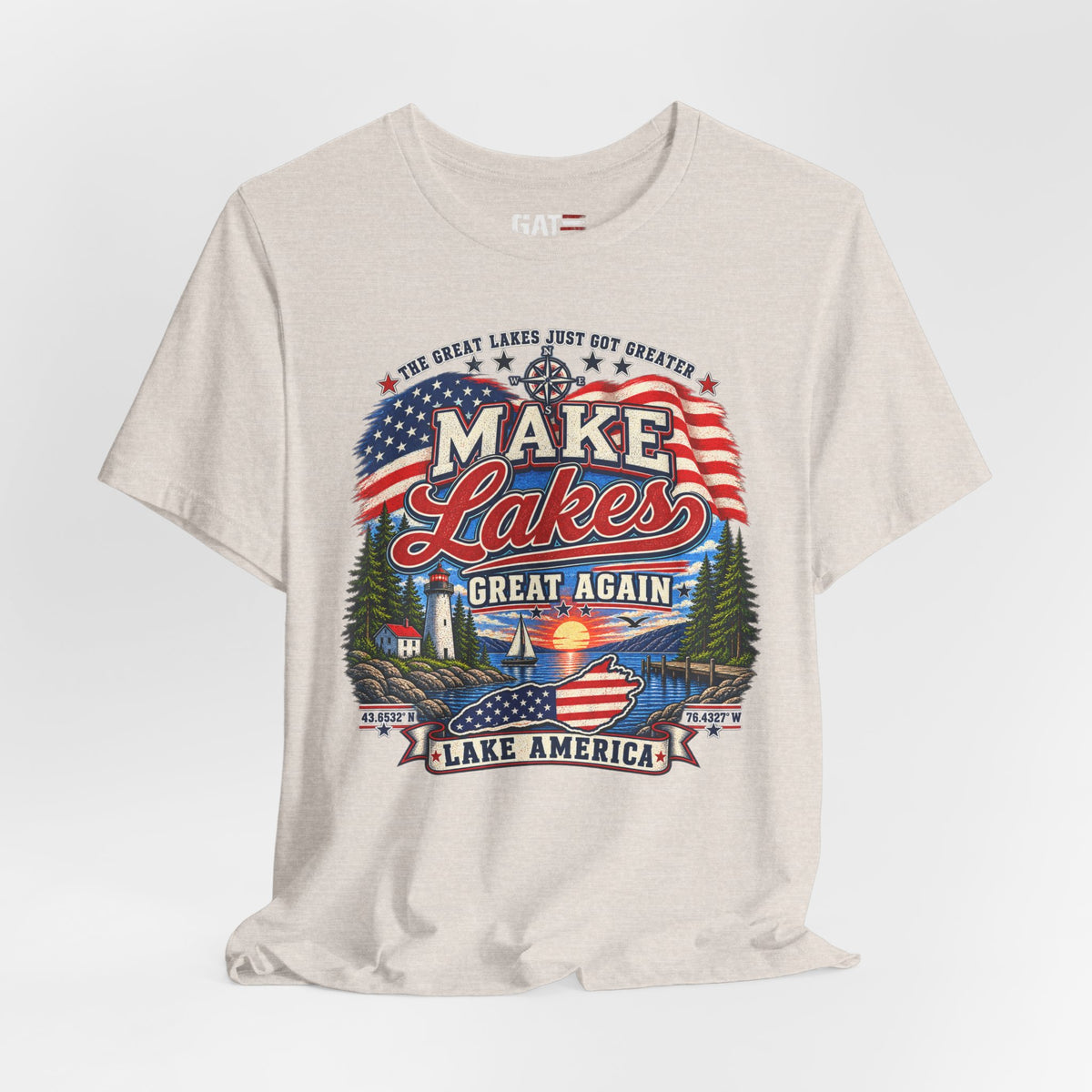 Make Lakes Great Again Shirt | Lake America Patriotic Tee