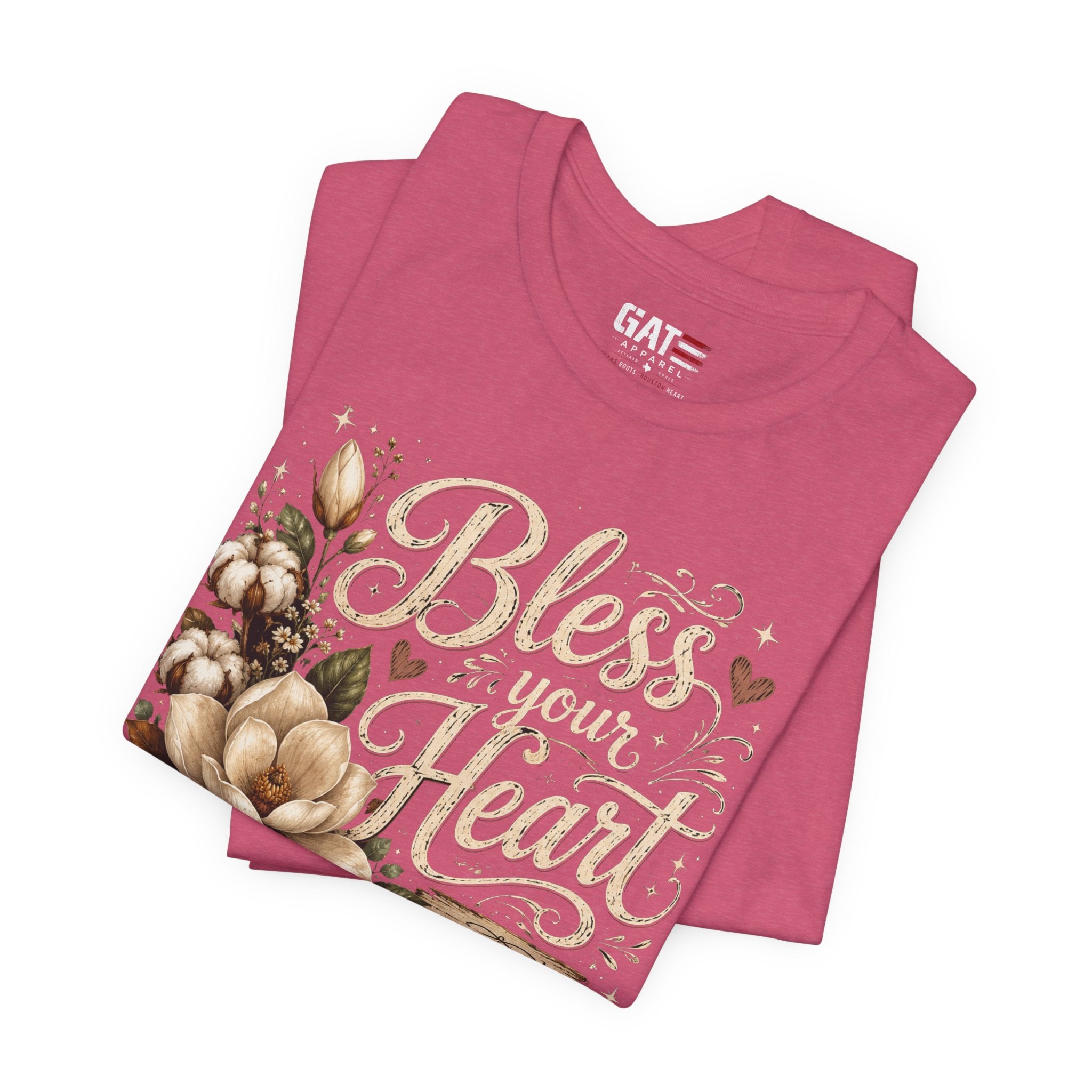 Funny Southern Shirt, Bless Your Heart Tee, Southern Humor Graphic Tee, Magnolia Floral Shirt, Country Girl Gift, Farmhouse Style Tee