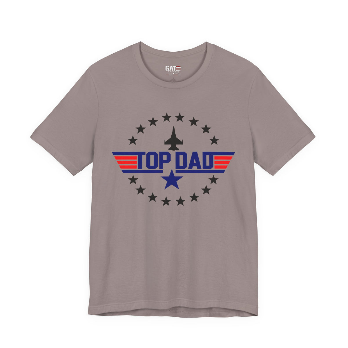 Top Dad T‑Shirt — Patriotic Aviation Dad Tee (Father’s Day Gift)