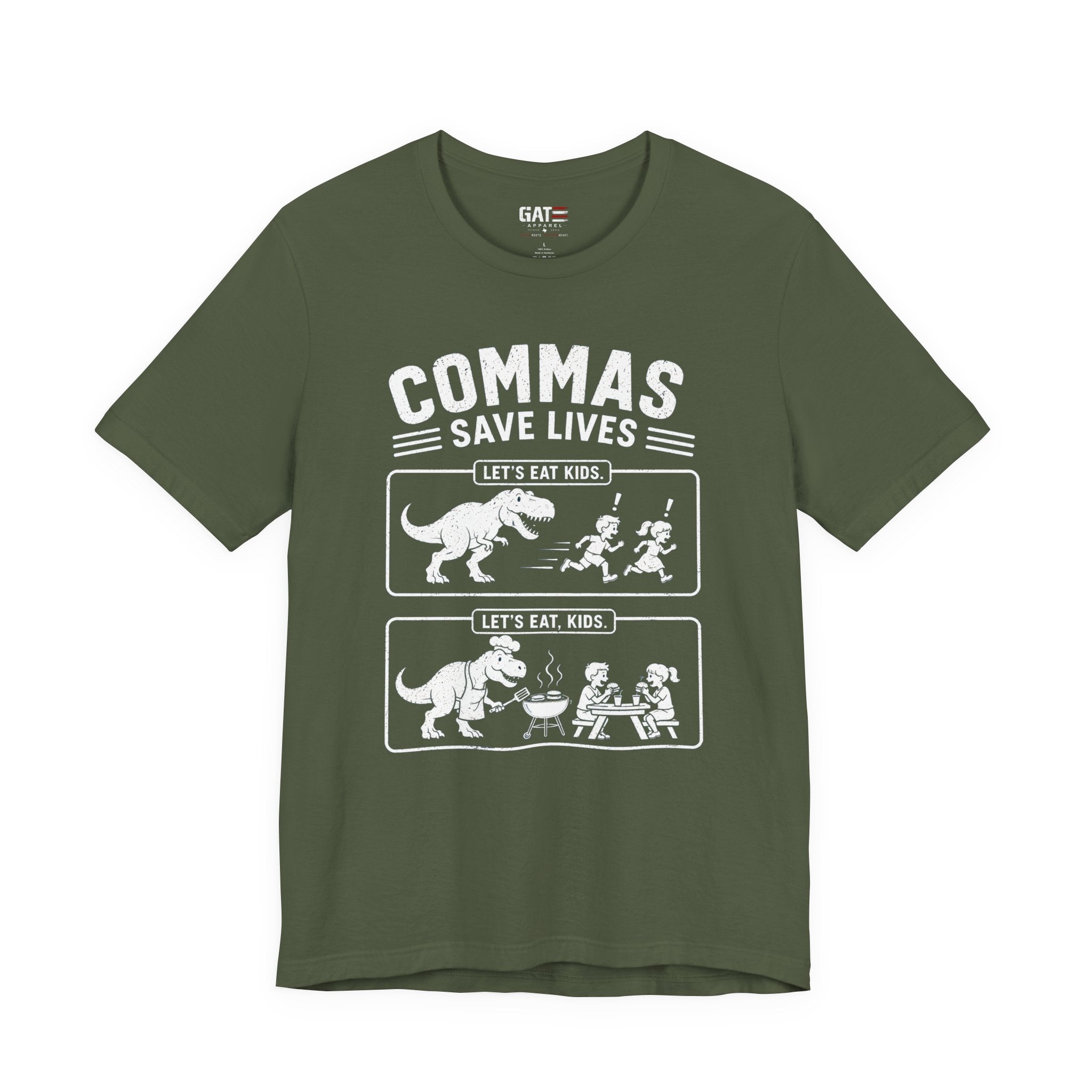 Funny Grammar Shirt, Commas Save Lives Shirt, Let's Eat Kids Tee, English Teacher Shirt, Punctuation Shirt, ELA Teacher Gift, Back to School