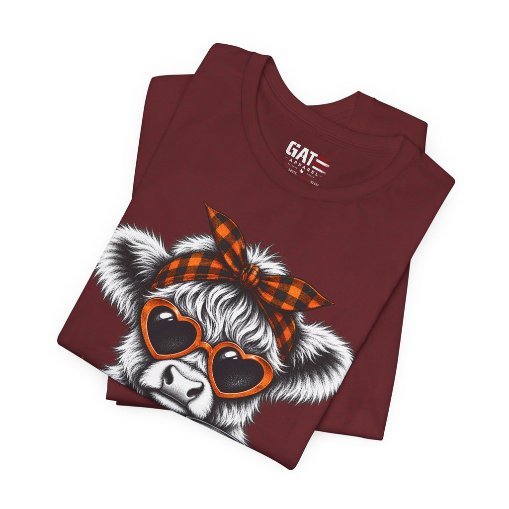 Cute calf fall T-shirt alternate view