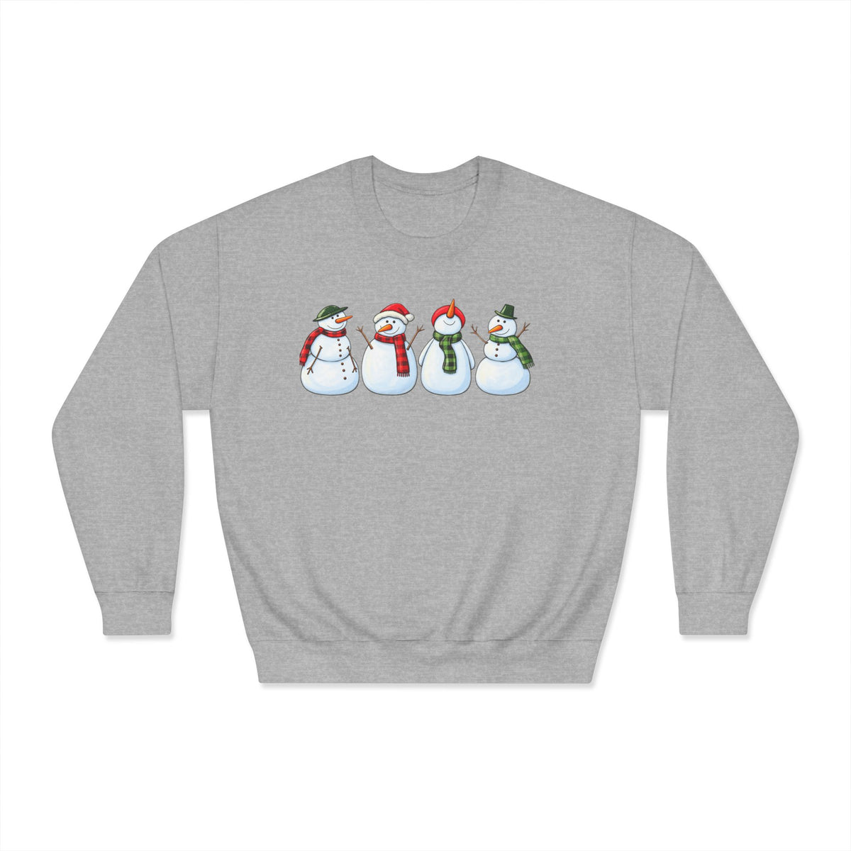 Snowman Crewneck Sweatshirt - product mockup view 5