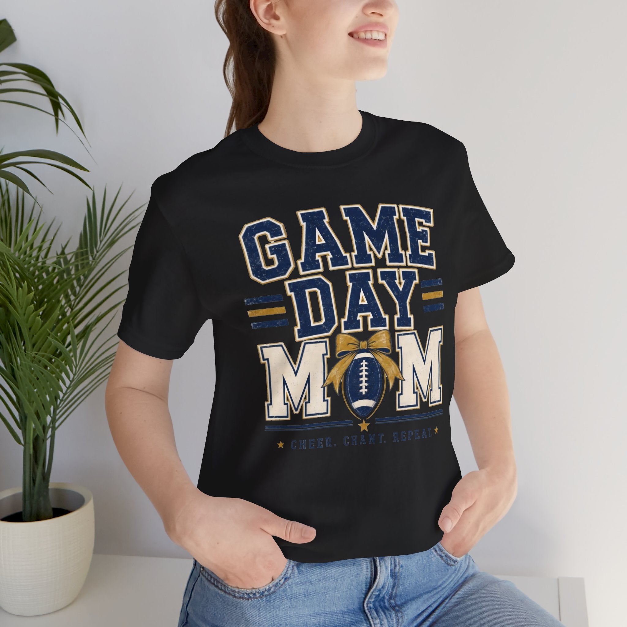Game Day Mom T-Shirt — Football Cheer & Mom Tee ("Game Day Mom" design)