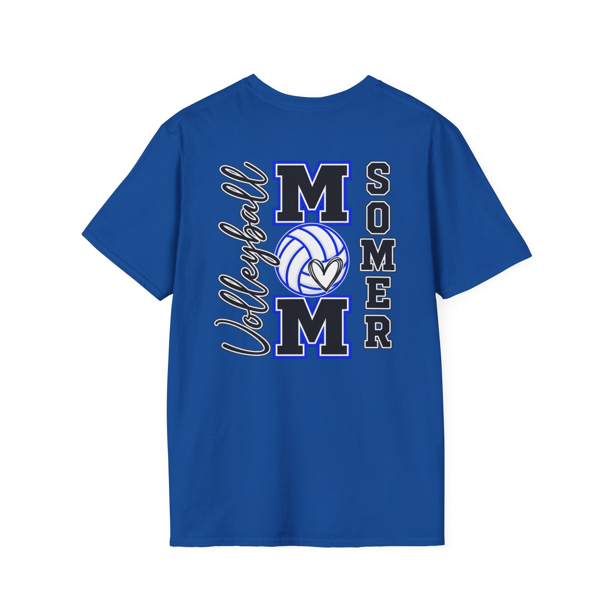 Volleyball Mom T‑Shirt – Custom Name