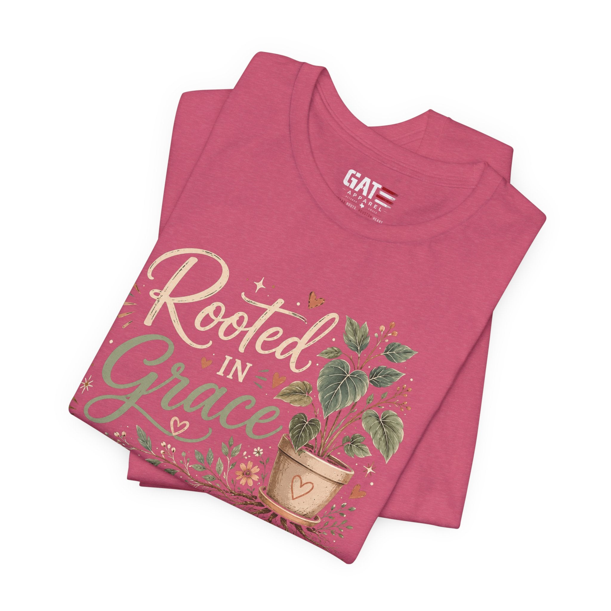 Christian Plant Lover Shirt for Women, Faith Based Gardening Tee, Houseplant Graphic Shirt, Botanical Christian Gift, Plant Mom Apparel