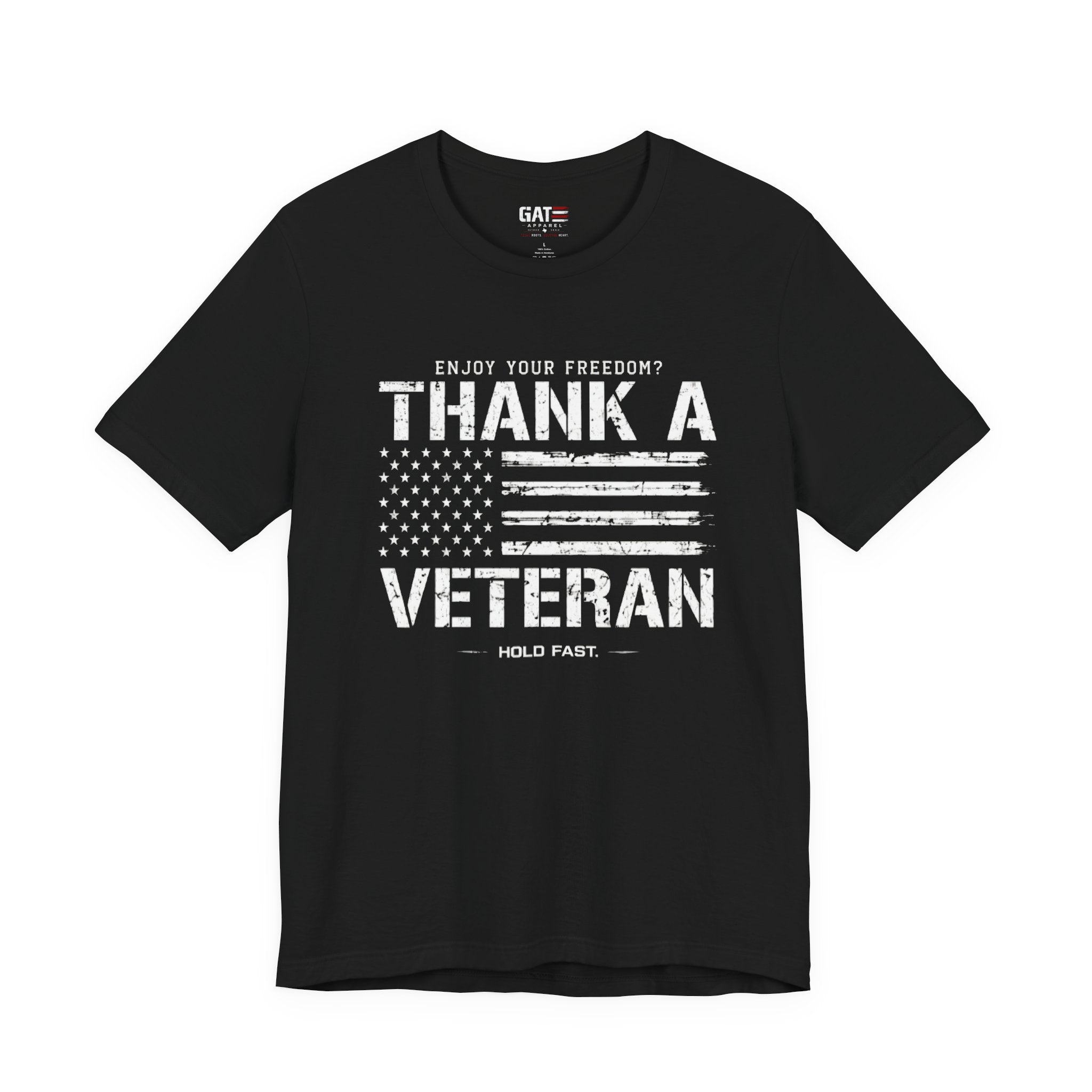 Veteran Shirt Enjoy Your Freedom Thank A Veteran Tee Patriotic American Flag Shirt Military Appreciation Gift for Men and Women