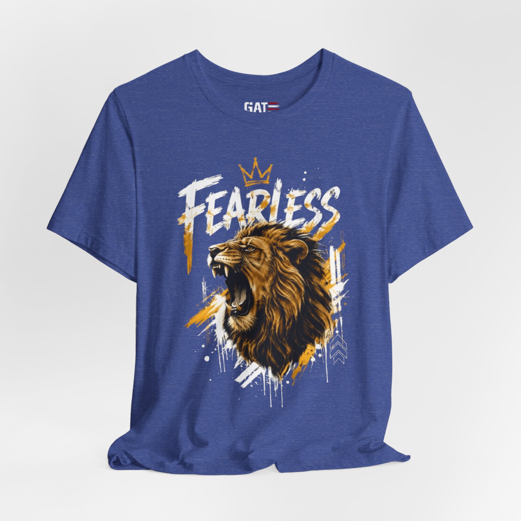 Fearless Lion Tee — Inspirational Graphic T-Shirt