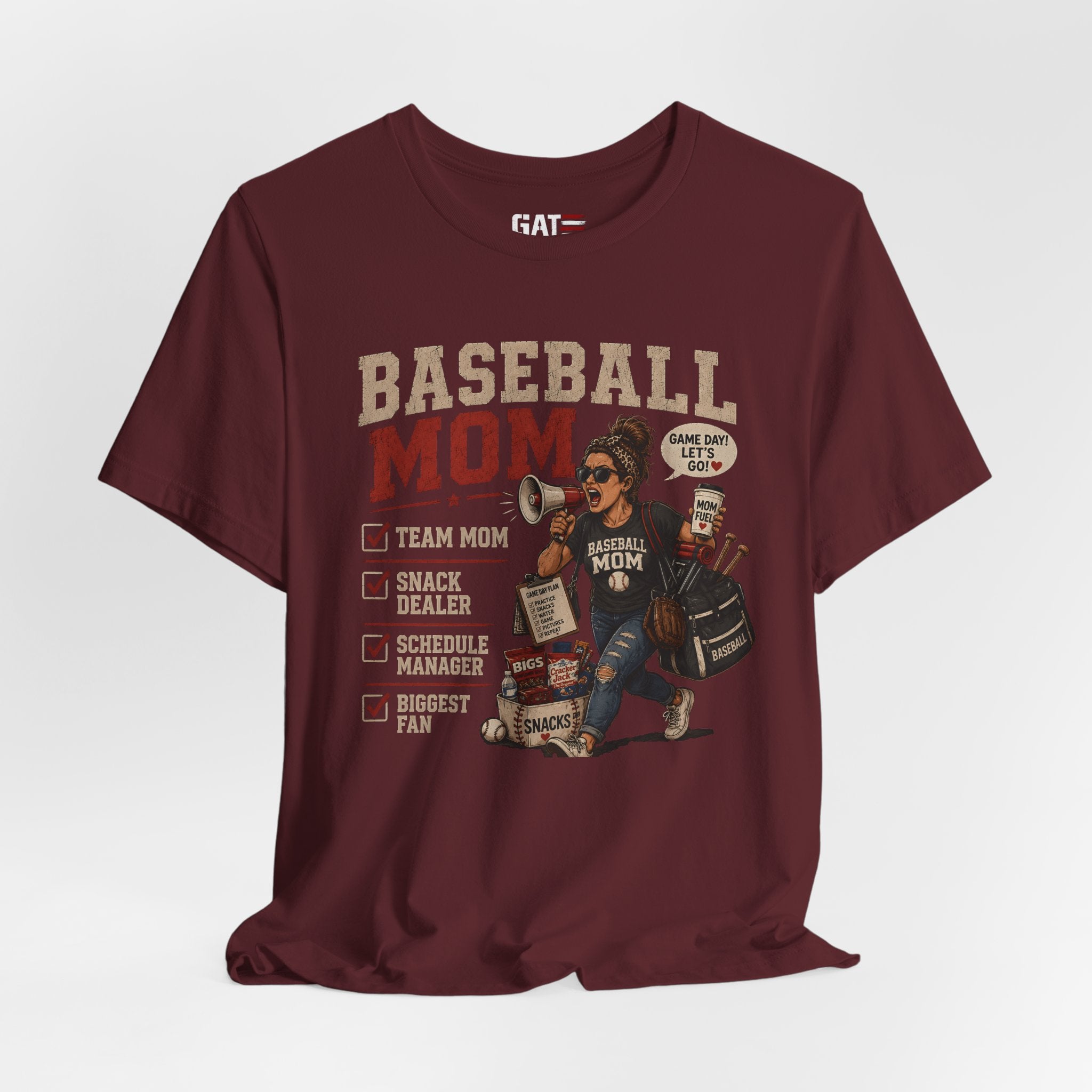 Baseball Mom Shirt, Baseball Mom Gift, Team Mom Shirt, Sports Mom Tee, Game Day Mom Shirt, Baseball Mama Shirt, Snack Dealer, Biggest Fan