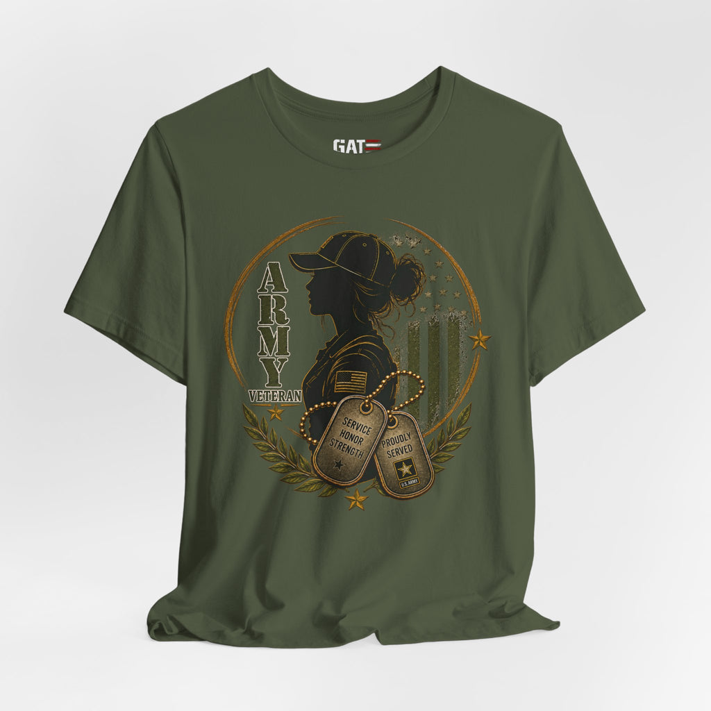 Female Vet Army Veteran Women’s Tee