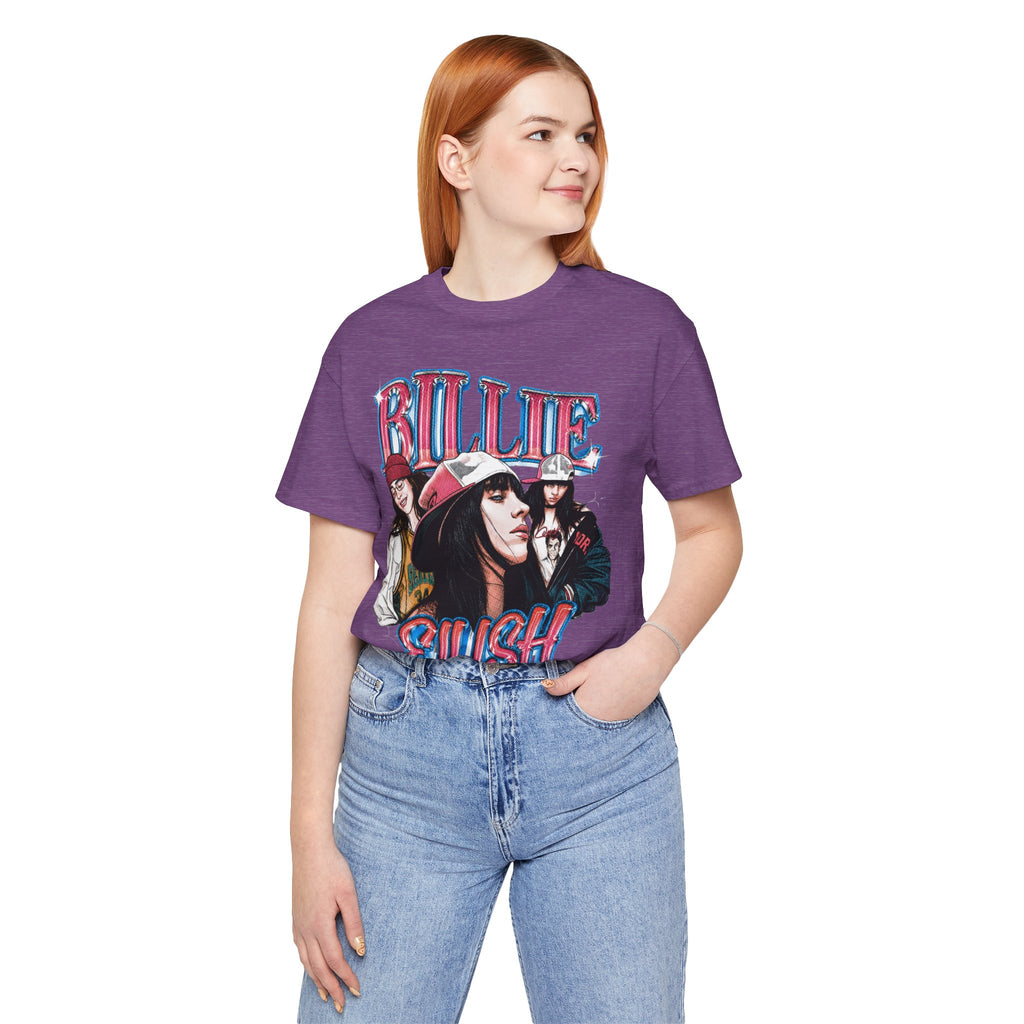 Graphic Tee — Retro Pop Artist Portrait "Billi Eilish"