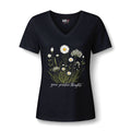 Daisy Wildflower V-Neck Tee — Give Positive Thoughts Floral Women's Shirt