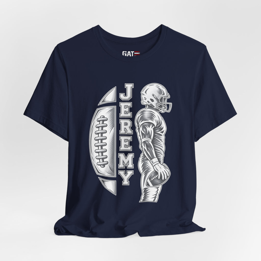 Football Mom Personalized Shirt Custom Player Name Number Game Day Tee