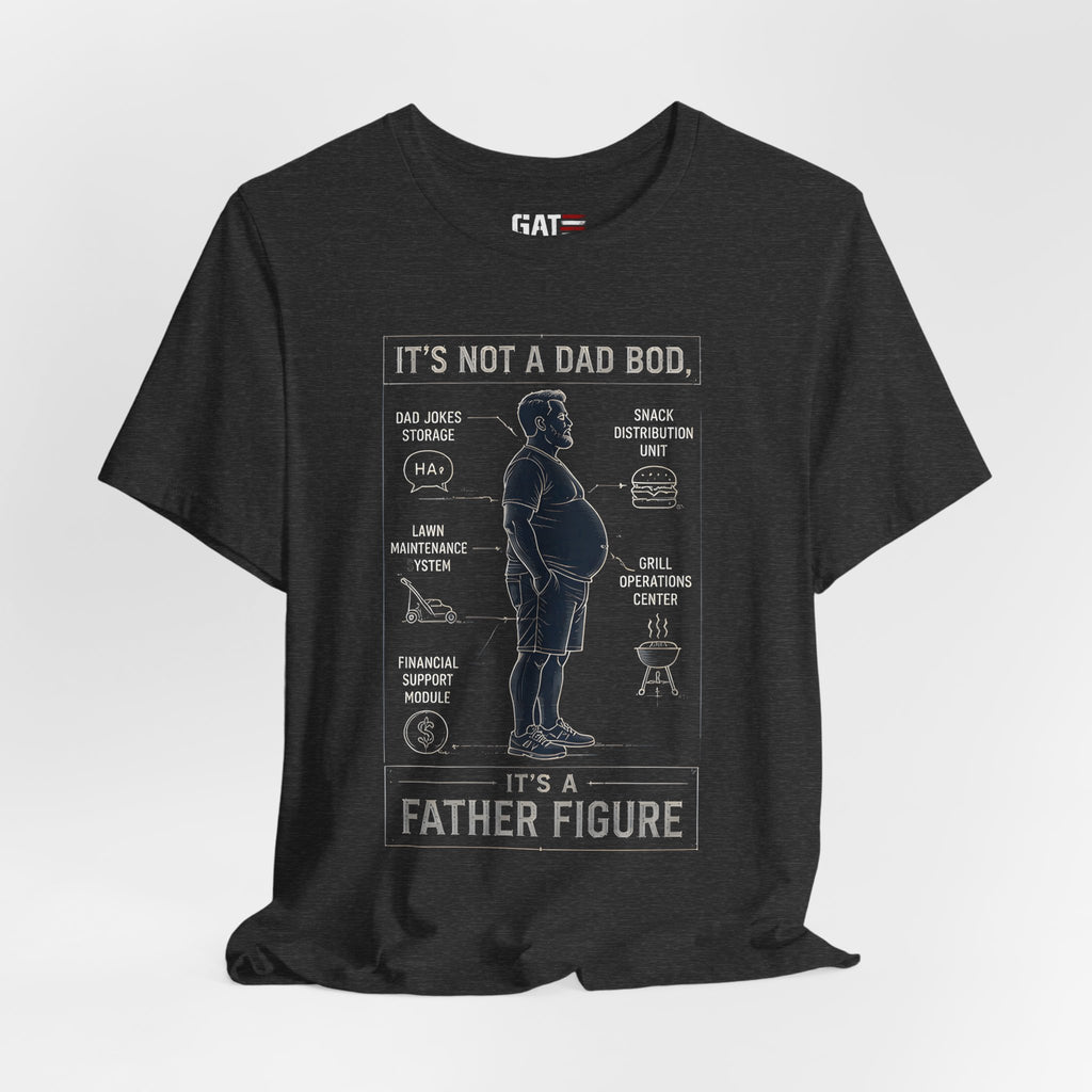 It's Not a Dad Bod It's a Father Figure Shirt | Funny Dad Shirt | Blueprint Dad Bod Tee | Father's Day Gift for Dad | Grill Master Dad Tee