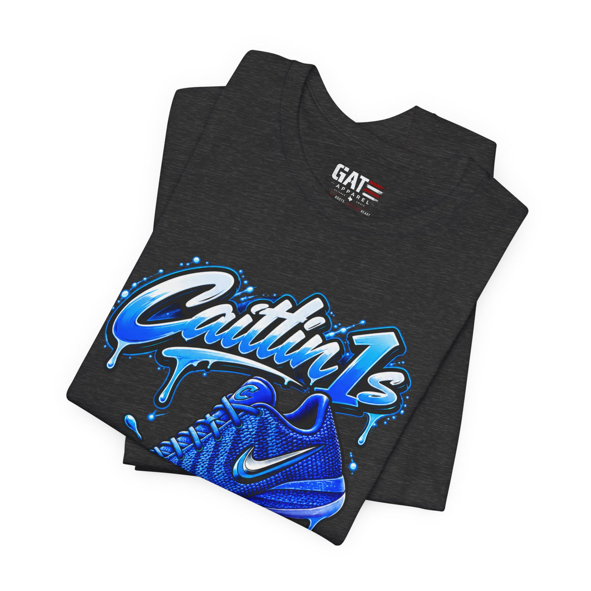 Caitlin Clark Caitlin 1s Racer Blue Drip Sneaker Shirt