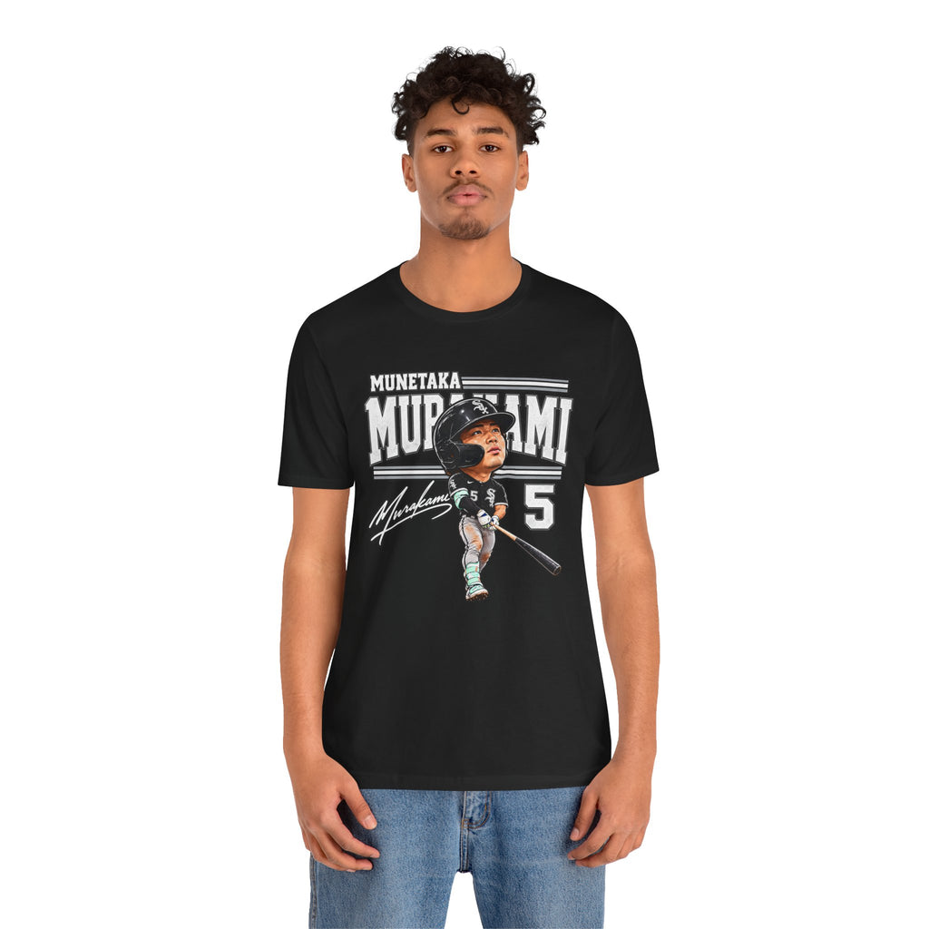 Munetaka Murakami Chicago baseball graphic tee product mockup 8