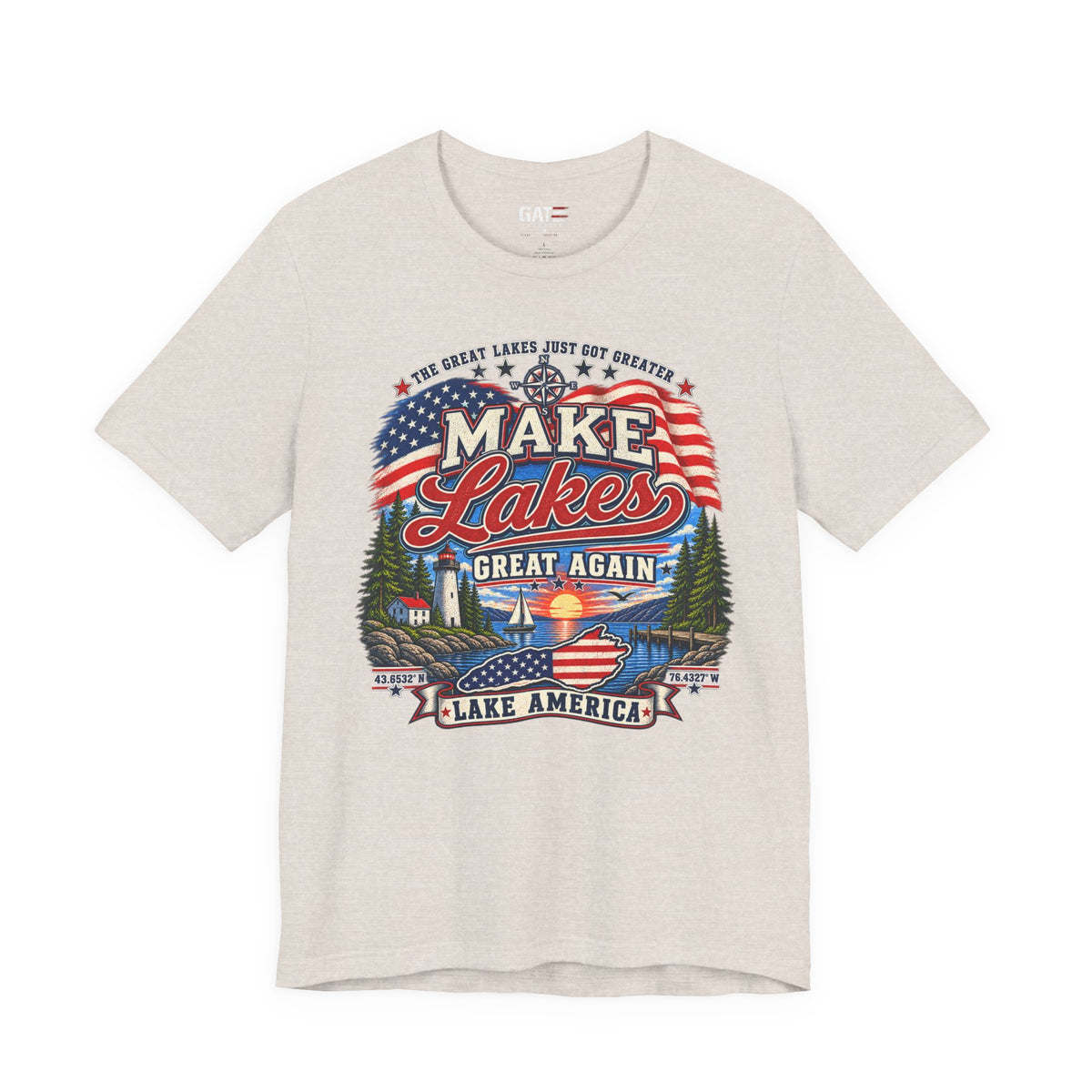 Make Lakes Great Again Shirt | Lake America Patriotic Tee