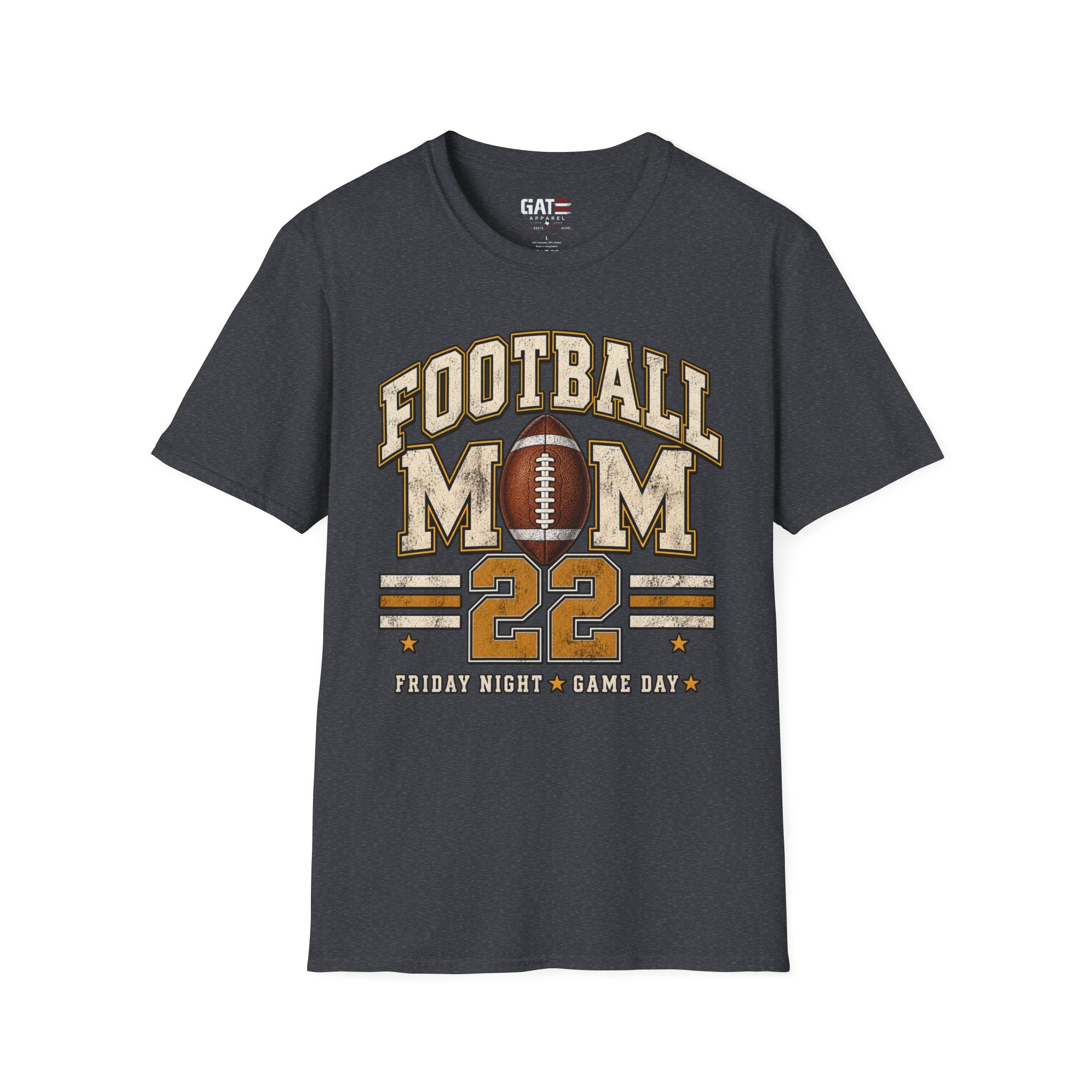 Football Mom Personalized Shirt Custom Player Name Number Game Day Tee