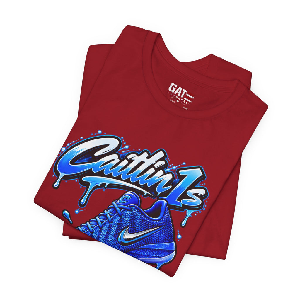Caitlin Clark Caitlin 1s Racer Blue Drip Sneaker Shirt