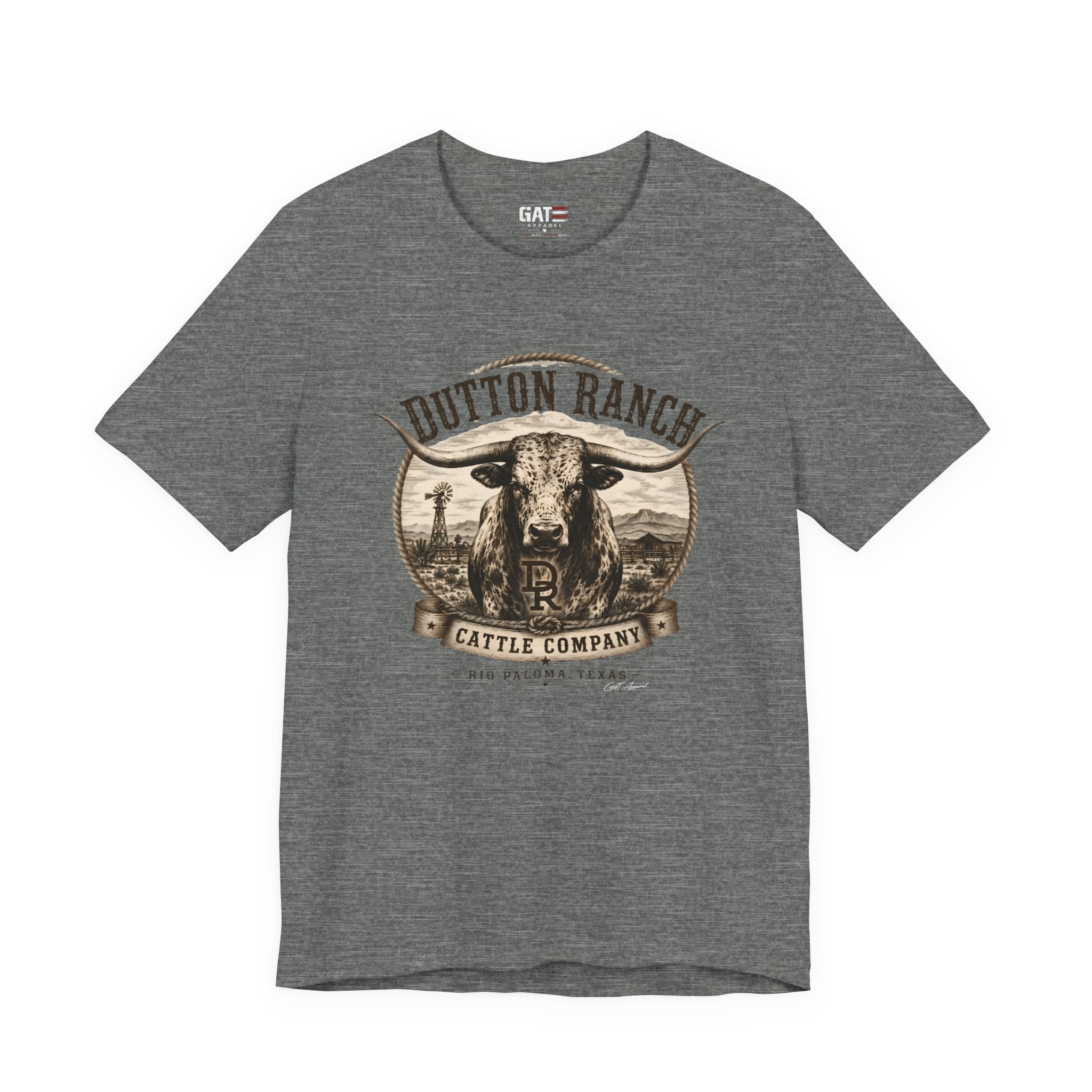 Dutton Ranch Cattle Company Shirt | Yellowstone Inspired Longhorn Tee