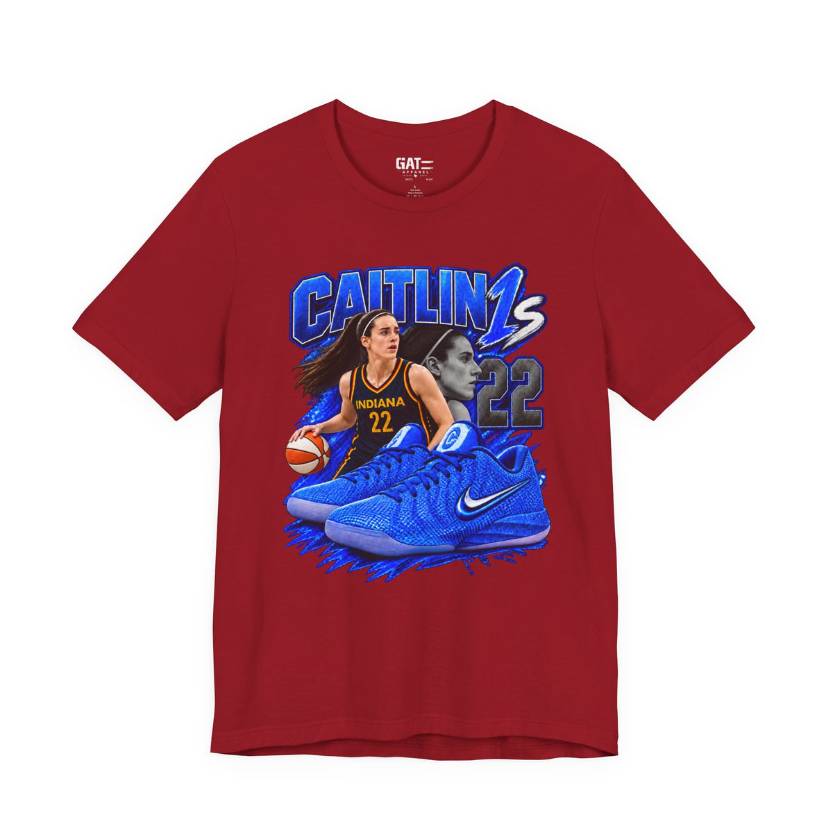 Caitlin Clark Caitlin 1s Racer Blue Classic Sneaker Shirt