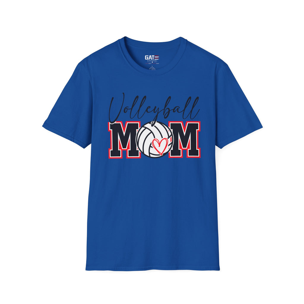 Volleyball Mom T‑Shirt – Custom Name